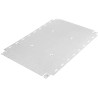 nVent SCHROFF Steel Aluminium Zinc Coated Enclosure Accessory 444mm Width 310mm Length Raised 4 mm Mounting Plate 24822007
