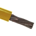 RS PRO Yellow 4 mm² Tri-Rated Hook Up Wire 12 AWG 52/0.3 mm Core Strands PVC Insulation 100 m 1kV 811-1454
