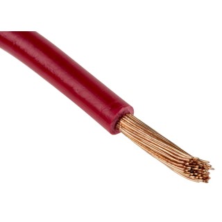 RS PRO Red 4 mm² 12 AWG Hook Up Wire 100 m Polyvinyl Chloride Insulation 1 kV 811-1448