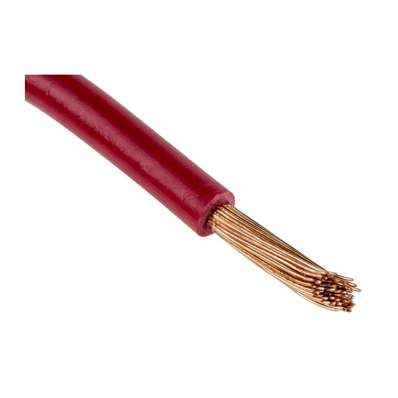 RS PRO Red 4 mm² 12 AWG Hook Up Wire 100 m Polyvinyl Chloride Insulation 1 kV 811-1448
