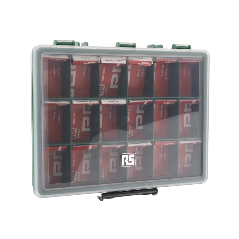 RS PRO HBC Fuse Kit, General Purpose Electrical Fuse Set with HBC (T) and HBC (F) Fuses, RoHS Compliant, Made in 267-1856