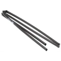 3M Halogen Free Heat Shrink Tubing Black 6 mm Sleeve Diameter x 1m Length 3:1 Ratio GTI-3000 Series TE100046198