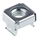 RS PRO Steel Metric Cage Nut M8 Zinc Plated Steel, Compatible Panel Thickness 1.83mm to 3.2mm 806-7758