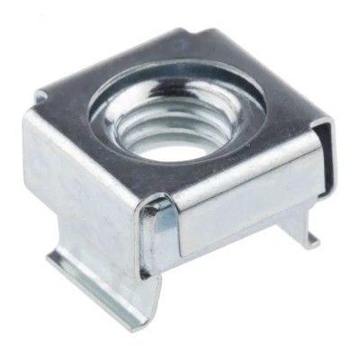 RS PRO Steel Metric Cage Nut M8 Zinc Plated Steel, Compatible Panel Thickness 1.83mm to 3.2mm 806-7758