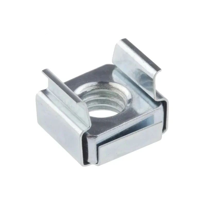 RS PRO Steel Metric Cage Nut M8 Zinc Plated Steel, Compatible Panel Thickness 1.83mm to 3.2mm 806-7758