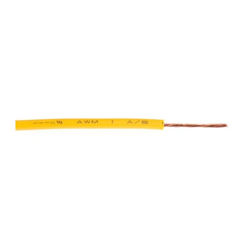 RS PRO Yellow 1 mm² Flexible BK Series Hook Up Wire, 18 AWG, 32/0.2 mm Core Strands, 100 m, Polyvinyl Chloride 811-4497
