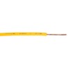 RS PRO Yellow 1 mm² Flexible BK Series Hook Up Wire, 18 AWG, 32/0.2 mm Core Strands, 100 m, Polyvinyl Chloride 811-4497