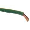 RS PRO Green Yellow 4 mm² Flexible BK Series Hook Up Wire, 11 AWG, 56x0.3 mm Core Strands, Polyvinyl Chloride, 25 m 811-4463