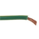 RS PRO Green Yellow 4 mm² Flexible BK Series Hook Up Wire, 11 AWG, 56x0.3 mm Core Strands, Polyvinyl Chloride, 25 m 811-4463