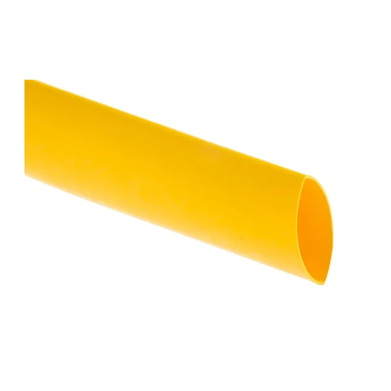 RS PRO Halogen Free Heat Shrink Tubing Yellow 25.4 mm Sleeve Diameter 1.2 m Length 2:1 Shrink Ratio 267-2045