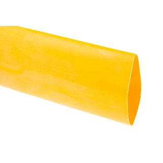 RS PRO Halogen Free Flexible Polyolefin Heat Shrink Tubing Yellow 38.1 mm Sleeve Diameter 1.2 m Length 2:1 Shrink 267-2051