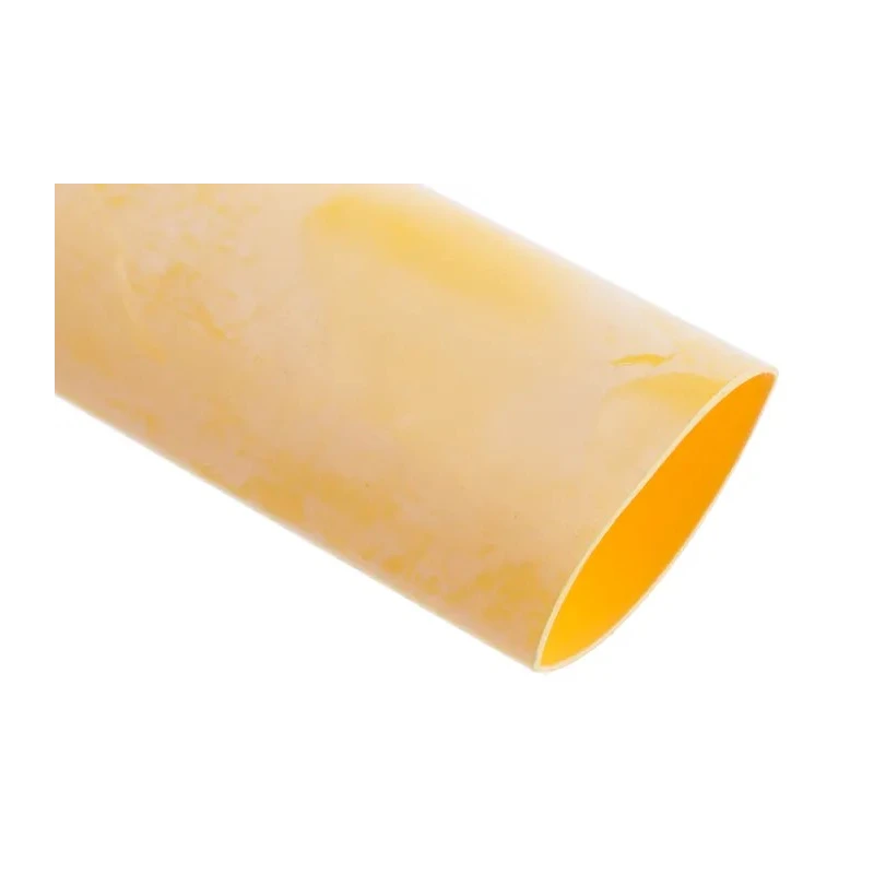 RS PRO Halogen Free Heat Shrink Tubing Yellow 19.1 mm Sleeve Diameter x 1.2m Length 2:1 Ratio 267-2023