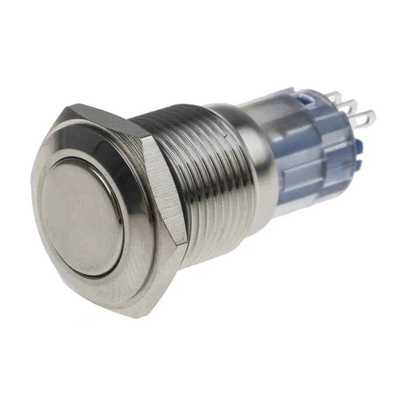 RS PRO Push Button Switch, Latching, Panel Mount, SPDT, 16 mm Cutout, White LED, IP65 IP67, 250 V AC, 3A 811-8389