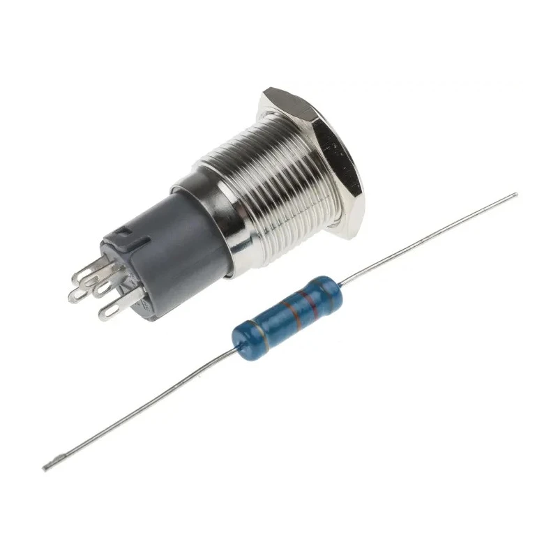 RS PRO Illuminated Push Button Switch, Latching, Panel Mount, 16 mm Cutout, SPDT, Green LED, IP65 IP67, 250 V AC 3A 811-8402