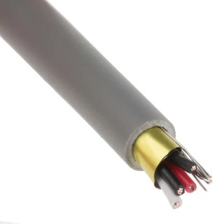 RS PRO Data Cable 2 Pairs 4 Cores 0.22 mm² 100 m Grey Sheath Polyvinyl Chloride 812-4680