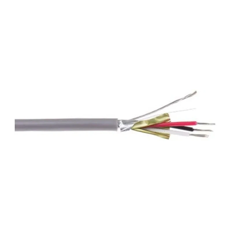 RS PRO Data Cable 3 Cores 0.22 mm² 500 m Grey Sheath Polyvinyl Chloride 812-4729