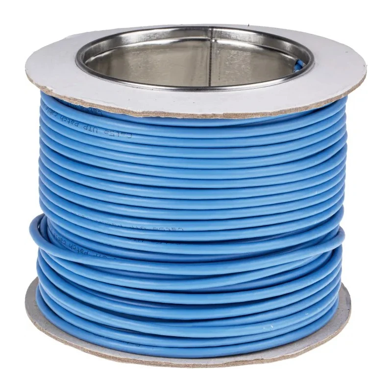 RS PRO Cat5 Ethernet Cable 50 m Blue U/UTP PVC Construction Networking Cable Cat5