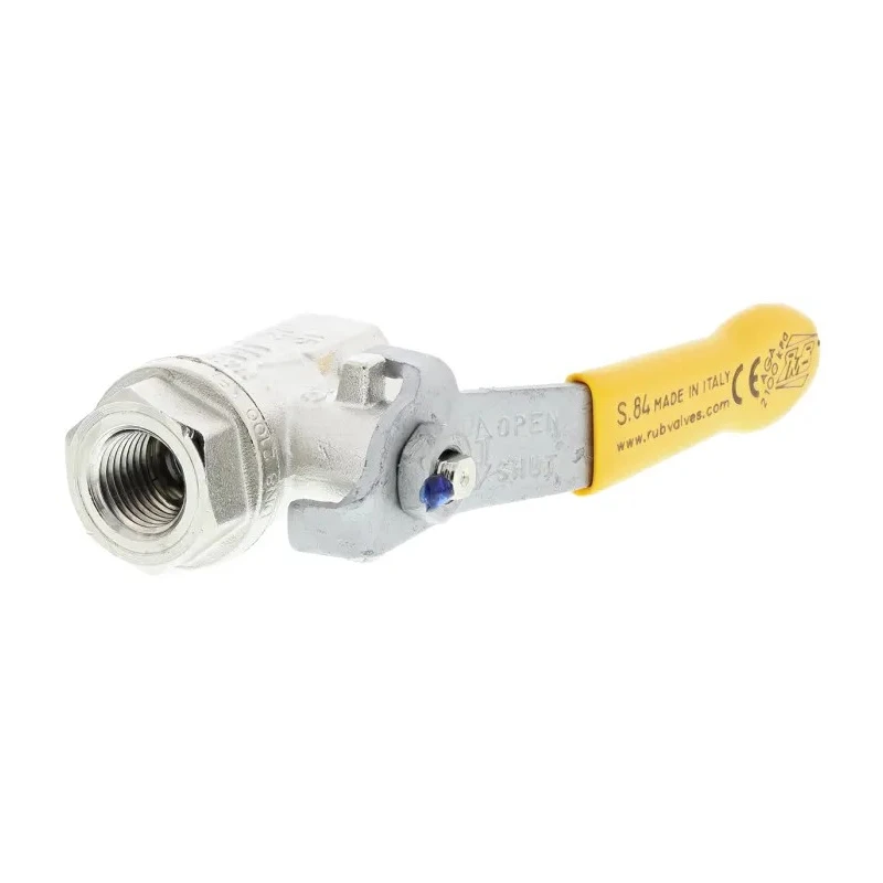 RS PRO Nickel Plated Brass Threaded 2-Way Ball Valve BSPT 40 Bar 30 Bar 812-5267