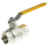 RS PRO Nickel Plated Brass Threaded Ball Valve BSPT, Stainless Steel Handle 40 bar 70°C 812-5273