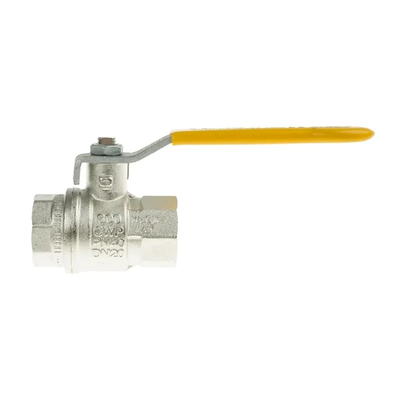 RS PRO Nickel Plated Brass Threaded Ball Valve BSPT, Stainless Steel Handle 40 bar 70°C 812-5273