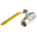 RS PRO Nickel Plated Brass Threaded Ball Valve BSPT, Stainless Steel Handle 40 bar 70°C 812-5273