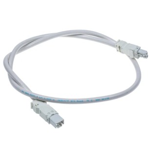 STEGO Cabinet Light LED Connection Cable Transparent Plastic Housing 240V ac 5W 1m Length 6500K 244358