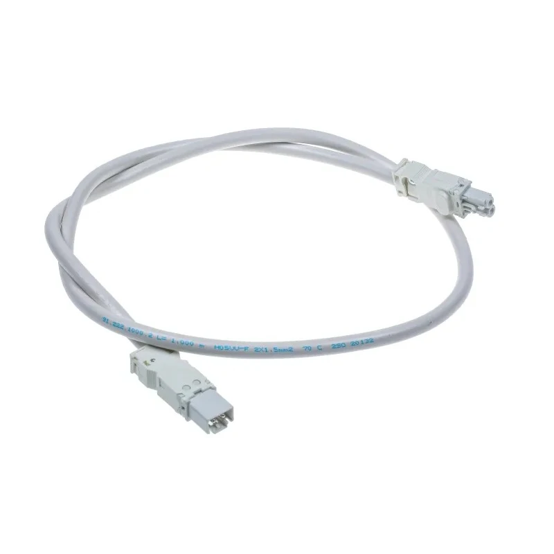 STEGO Cabinet Light LED Connection Cable Transparent Plastic Housing 240V ac 5W 1m Length 6500K 244358