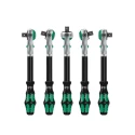 Wera 28-Piece 1/4 in Zyklop Socket Set Chrome Molybdenum Steel Czech Republic 05004016001