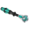 Wera 28-Piece 1/4 in Zyklop Socket Set Chrome Molybdenum Steel Czech Republic 05004016001