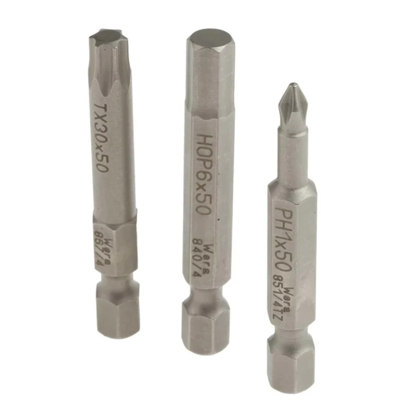Wera 28-Piece 1/4 in Zyklop Socket Set Chrome Molybdenum Steel Czech Republic 05004016001