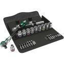 Wera 28-Piece 1/2 in Zyklop Socket Set Chrome Molybdenum Steel Drive Square 05004079001