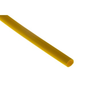 RS PRO Halogen Free Heat Shrink Tubing Yellow 6.4 mm Sleeve Diameter x 1.2m Length 2:1 Ratio 267-1991