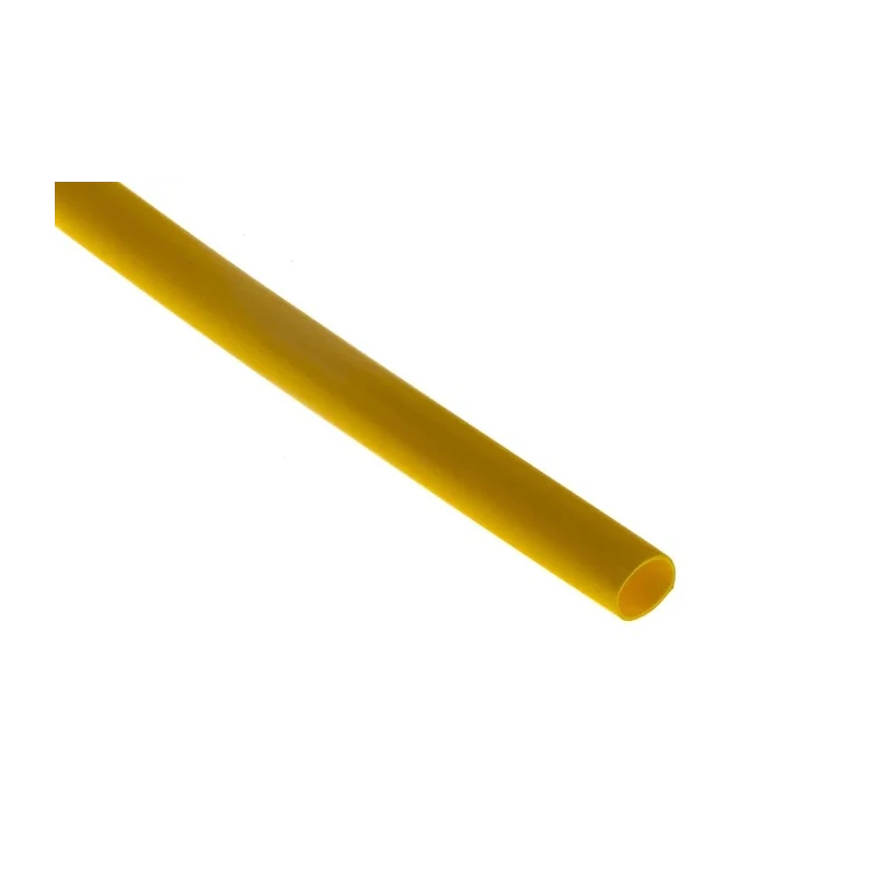 RS PRO Halogen Free Heat Shrink Tubing Yellow 6.4 mm Sleeve Diameter x 1.2m Length 2:1 Ratio 267-1991