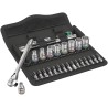 Wera 28-Piece 1/4 in Zyklop Socket Set Chrome Molybdenum Steel 3/16 To 1/2 in 05004021001