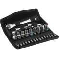 Wera 28-Piece 1/4 in Zyklop Socket Set Chrome Molybdenum Steel 3/16 To 1/2 in 05004021001