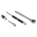 Wera 28-Piece 1/4 in Zyklop Socket Set Chrome Molybdenum Steel 3/16 To 1/2 in 05004021001