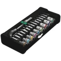 Wera 28-Piece 1/4 in Zyklop Socket Set Chrome Molybdenum Steel 3/16 To 1/2 in 05004021001