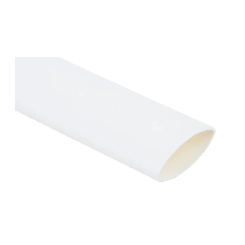 RS PRO Halogen Free Flexible Polyolefin Heat Shrink Tubing White 12.7 mm Sleeve Diameter 1.2m Length 2:1 Ratio 267-2354