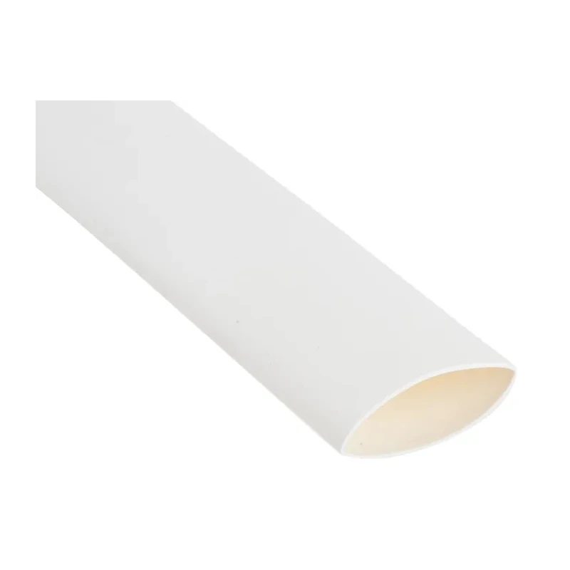 RS PRO Halogen Free Heat Shrink Tubing White 25.4 mm Sleeve Diameter x 1.2 m Length 2:1 Shrink Ratio 267-2376