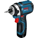 Bosch Cordless Impact Driver 10.8V Brushed Motor 2Ah Battery 2600rpm 3100bpm 0.601.9A6.976
