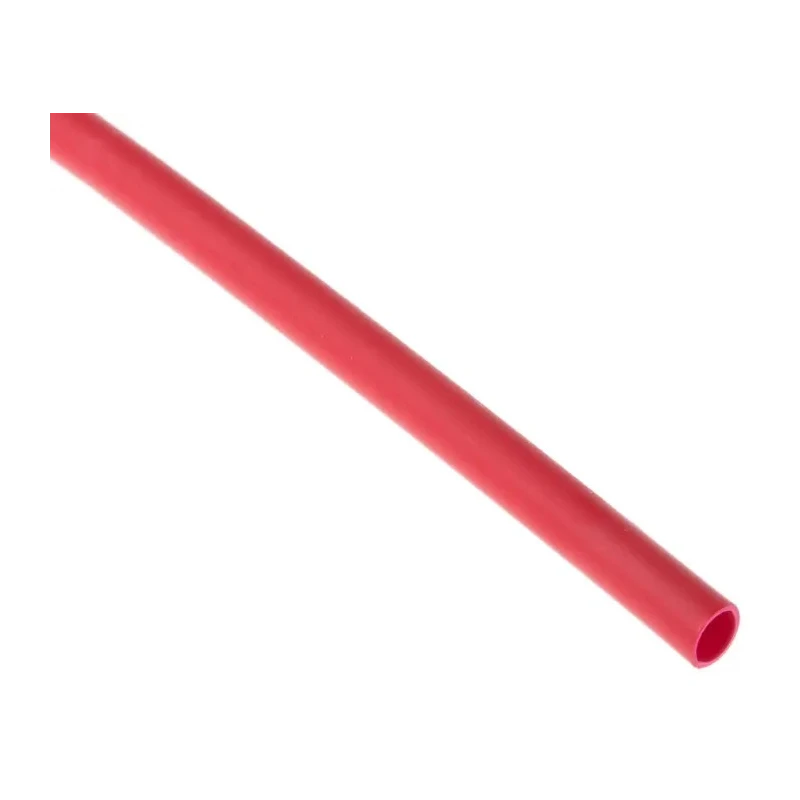 RS PRO Halogen Free Heat Shrink Tubing Red 2.4 mm Sleeve Diameter x 1.2 m Length 2:1 Ratio 267-2174