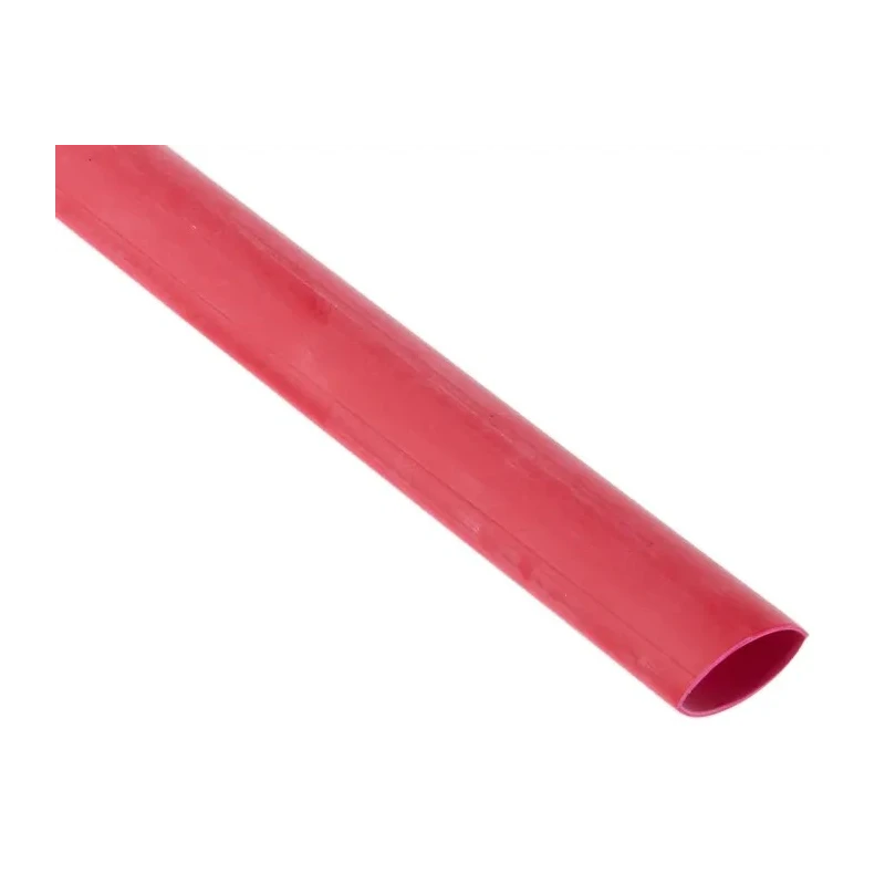 RS PRO Halogen Free Heat Shrink Tubing Red 9.5 mm Sleeve Diameter 1.2m Length 2:1 Shrink Ratio 267-2225