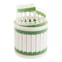 TE Connectivity White Yellow Print Heat Shrink Labels, 250 Per Pack, 50 mm TMS-SCE-3/32-9