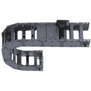 Igus Black Cable Trunking 284mm Width x 84mm Depth x 1m Length Minimum Bend Radius 300mm Igumid G W284mm