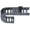 Igus Black Cable Trunking 284mm Width x 84mm Depth x 1m Length Minimum Bend Radius 300mm Igumid G W284mm