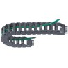 Igus Cable Trunking e-chain Z16 Black W62.5mm x D39mm Length 1m Min. Bend Radius 75mm Igumid NB Z16.4.075.0