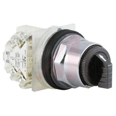 Schneider Electric Heavy Duty Selector Switch Heads Elector 30 mm Cutout Diameter 2 Positions Harmony 9001K 9001KS11BH1