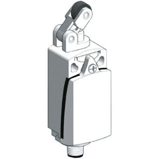 Telemecanique Sensors OsiSense XC Series Roller Plunger Limit Switch, 1 NO/1 NC, IP66/IP67, Zinc Alloy Housing XCKD2121M12