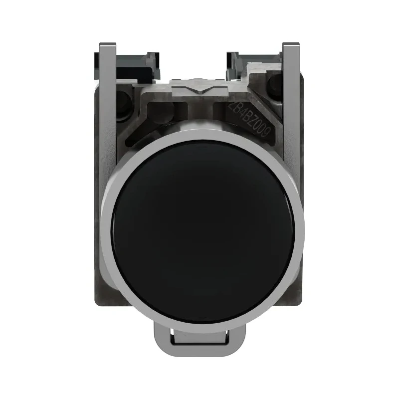Schneider Electric Harmony XB4 Series Push Button Switch, Spring Return, Panel Mount, 22 mm Cutout, SPDT, Black LED XB4BA25