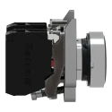 Schneider Electric Harmony XB4 Series Push Button Switch, Spring Return, Panel Mount, 22 mm Cutout, SPDT, Black LED XB4BA25